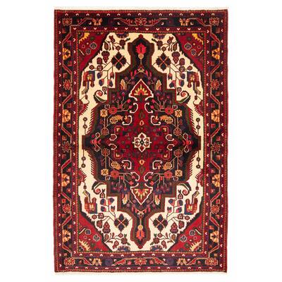 ECARPETGALLERY Hand-knotted Anatolian Vintage Red Wool Rug - 5'4 x 7'8