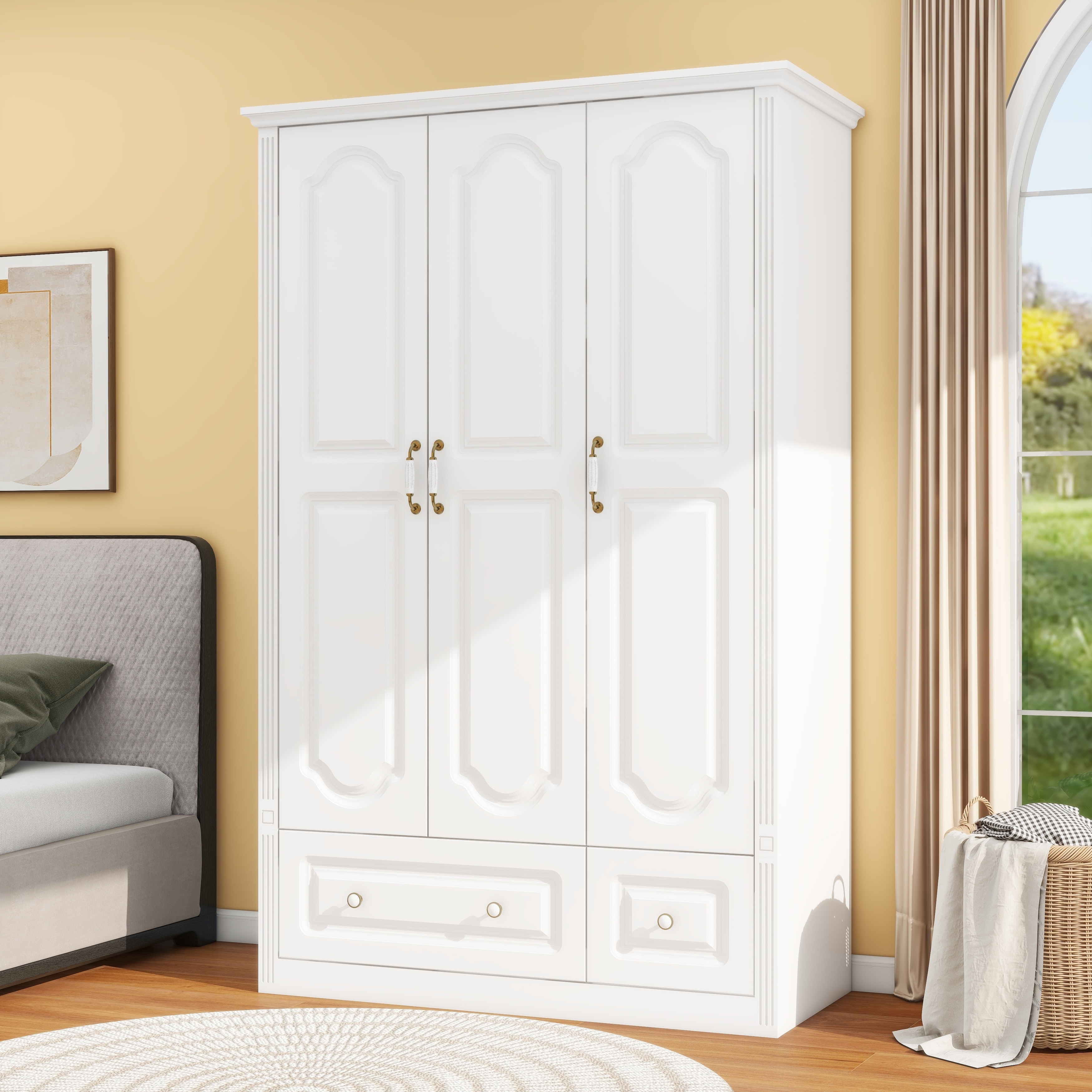 Large triple wardrobe sale