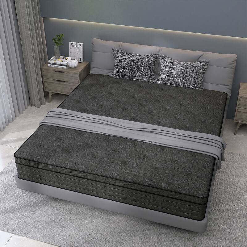 14 inch Mattress in a Box with Pocket Spring and Soft Foam