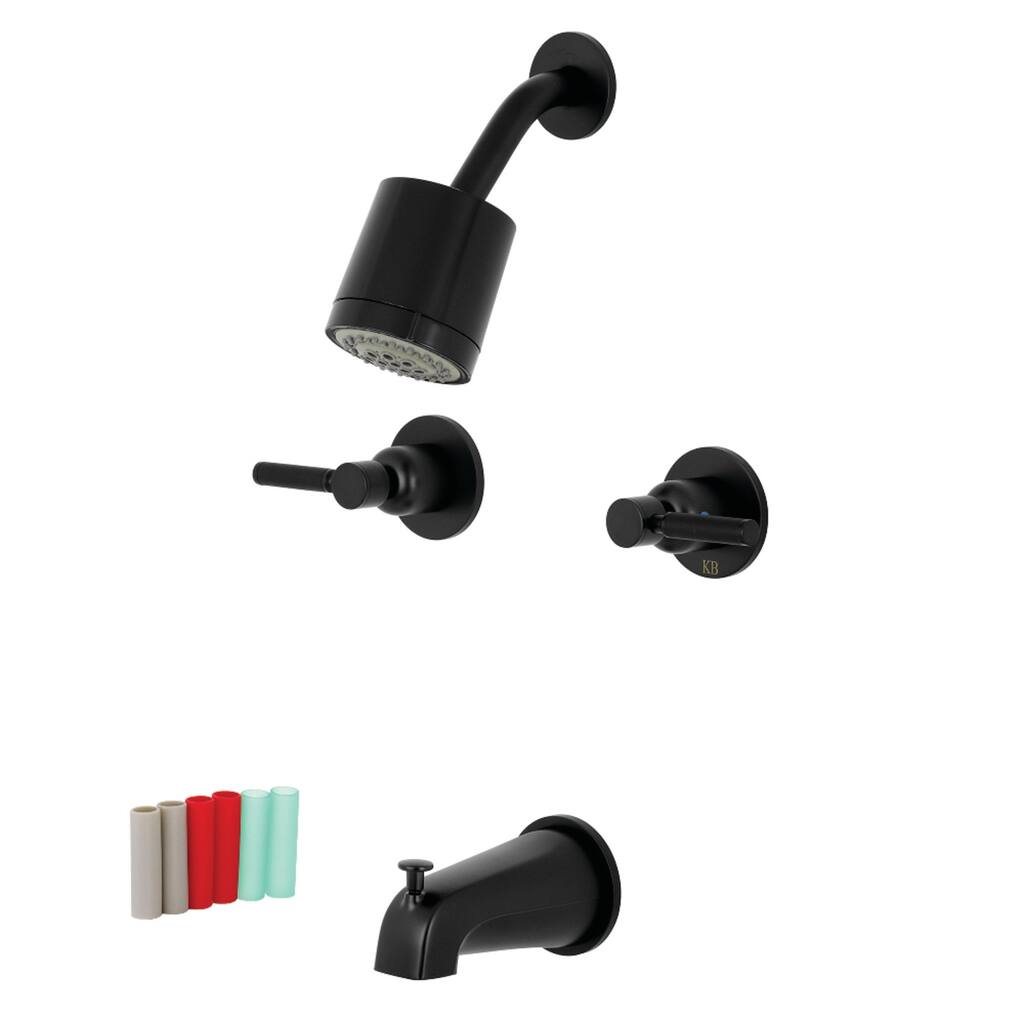 Kingston Brass Kaiser Two-Handle Tub and Shower Faucet
