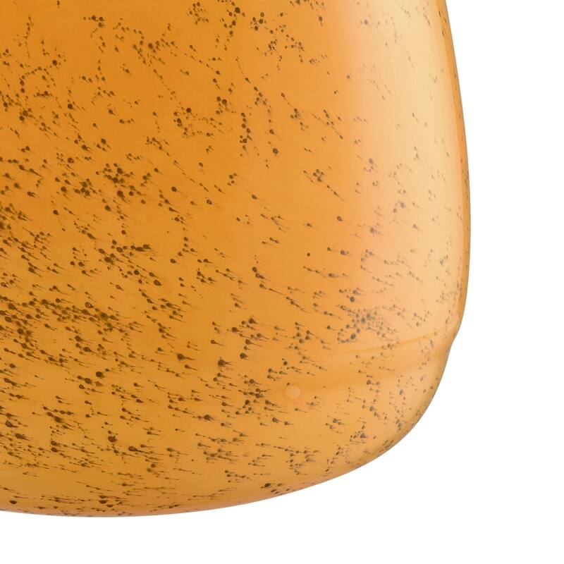 Elk Home Berk Orange Finish Glass 7.5 Inch Wide Vase