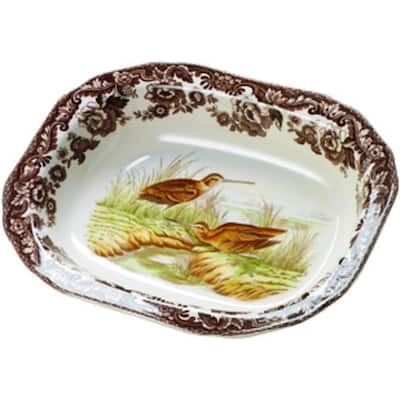Spode Woodland Open Vegetable Dish - 9.5"
