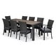 preview thumbnail 57 of 60, Deco 9 Piece Aluminum Outdoor Patio Dining Set