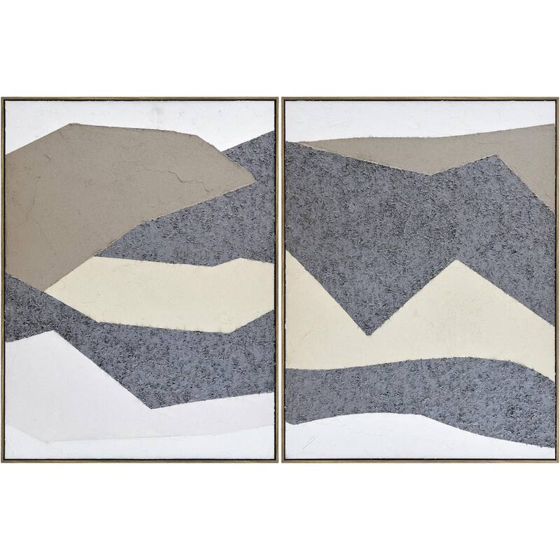 Livabliss Aiko Modern Framed Art Set of 2