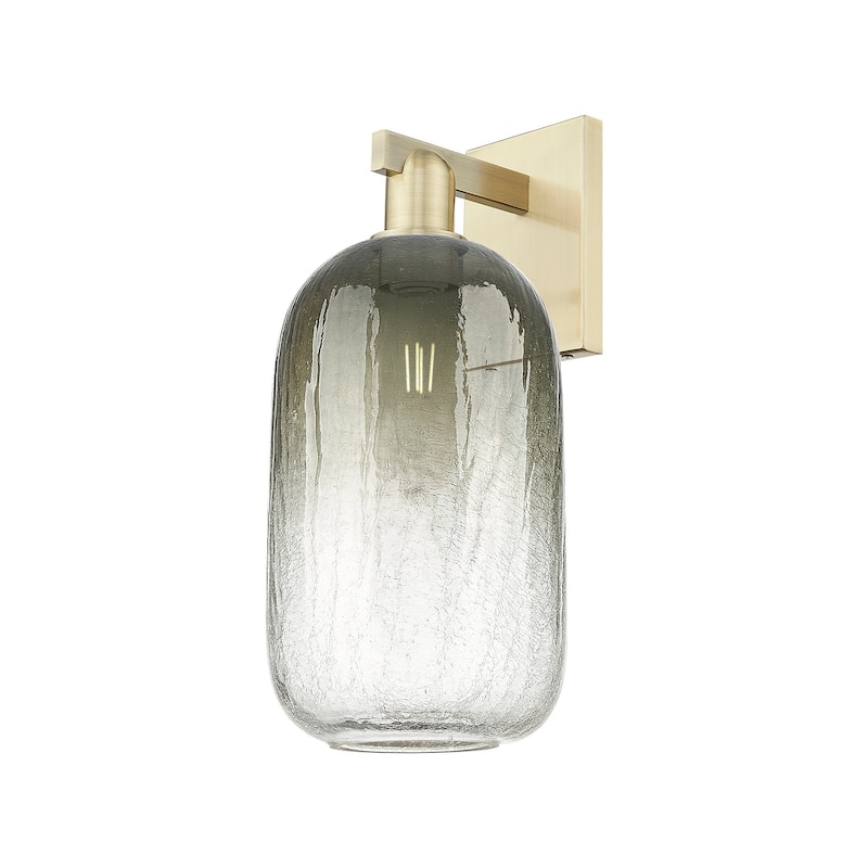 Innovations Lighting 716-1W-17-7 Brookhaven Cloche Sconce Brookhaven - Antique Brass / Slate