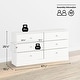 preview thumbnail 5 of 30, Prepac Astrid 6 Drawer Double Dresser for Bedroom, Wide Chest of Drawers, Bedroom Furniture,Traditional Furniture