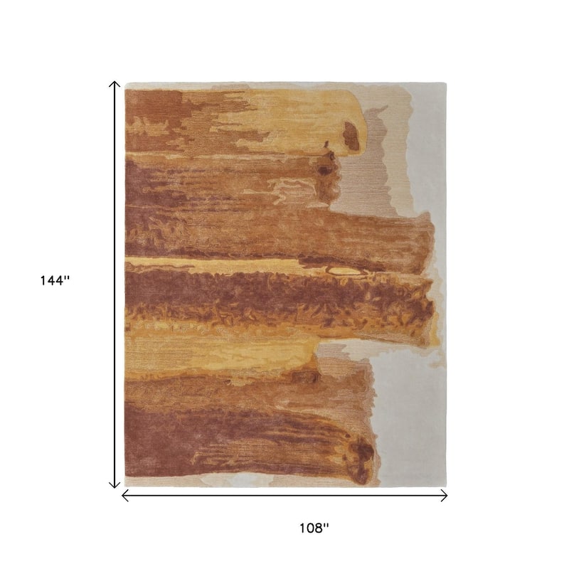 HomeRoots Abstract Industrial Rectangle Area Rug