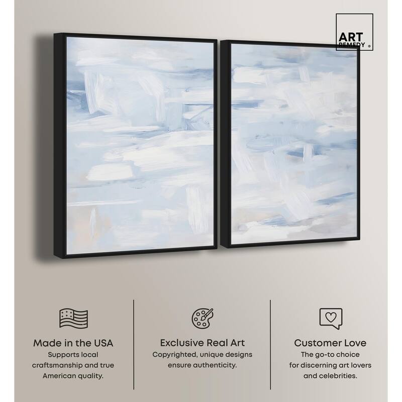 Frozen in Time II Canvas Set of 2 by Art Remedy