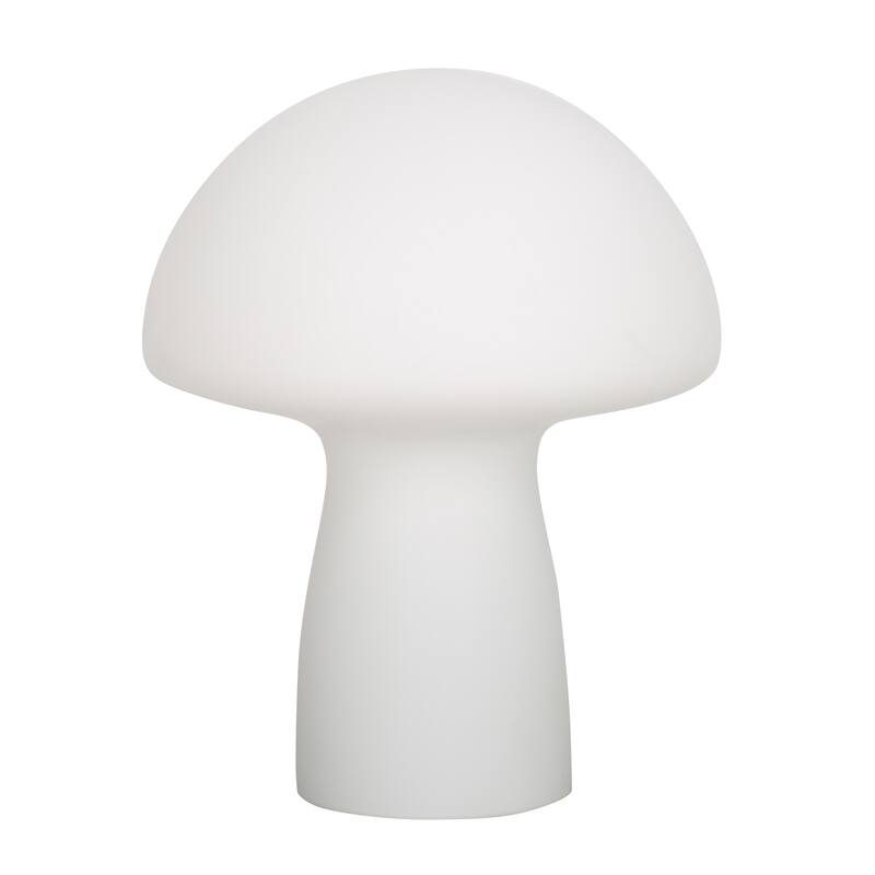 Glass Mushroom Lamp Translucent Small Nightstandable Lamps - White(Style 1)