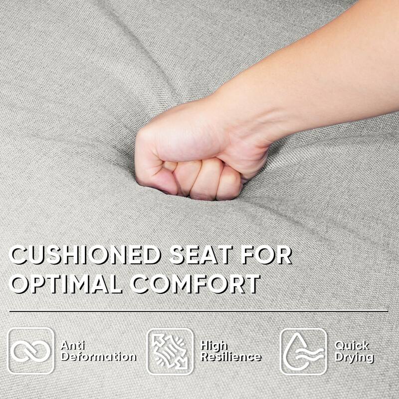 Outdoor Glider Bench Patio Loveseat Sofa