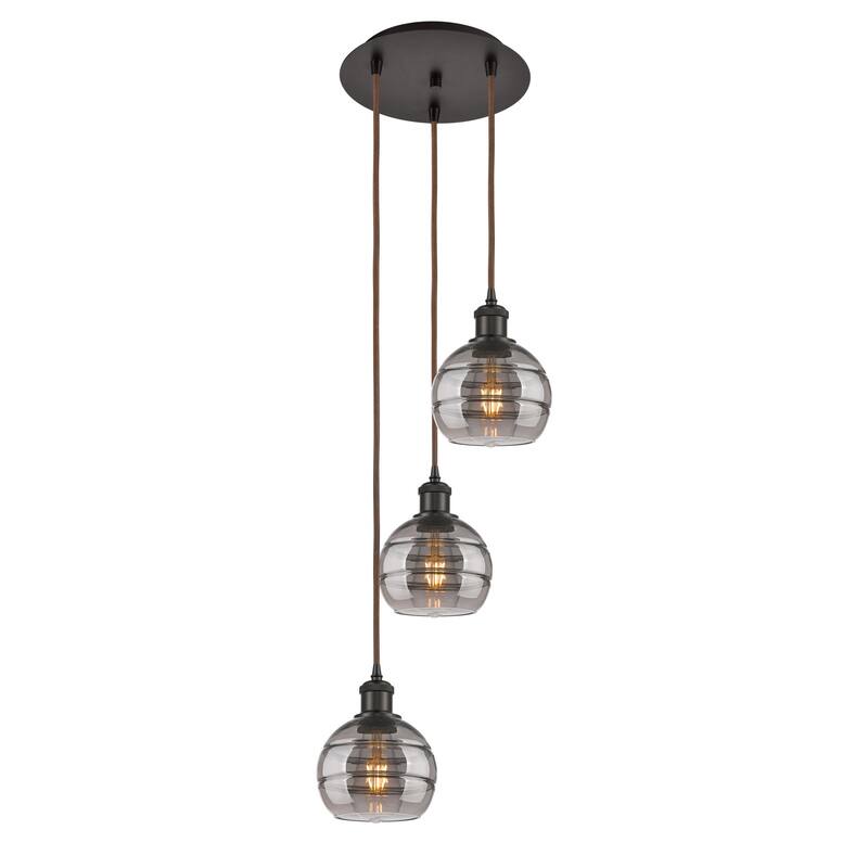Innovations Lighting 113B-3P-24-12 Rochester Pendant Rochester 3 Light