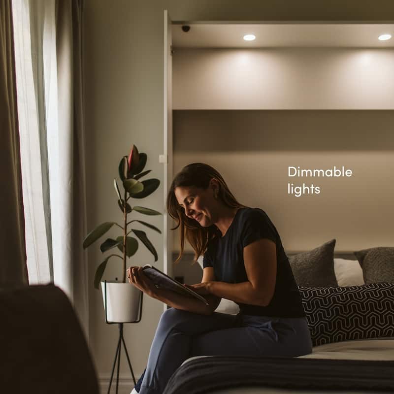 Bestar Avalon High-Gloss Murphy Bed for Multipurpose Spaces