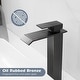 preview thumbnail 30 of 30, Vessel Sink Faucet Matte Black and Gold Single Hole Bathroom Faucet