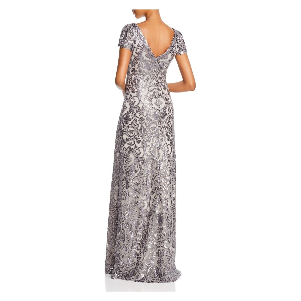 レビュー高評価の商品 予約 Tadashi Shoji 18ss Shoji ワンピース Tadashi ローズ刺繍付ブライダルドレス ワンピース