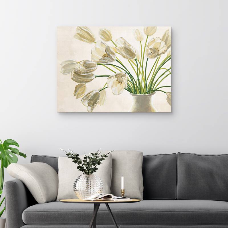 Bouquet di Tulipani by Eva Barberini Canvas Art Print