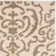 SAFAVIEH Florida Shag Honey Ornate Damask 1.2-inch Thick Rug