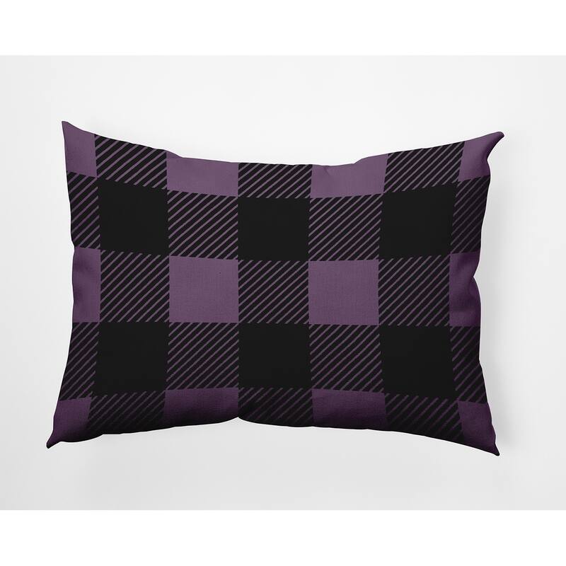 Buffalo Plaid Accent Pillow - Larkspur - 14" x 20"