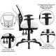 preview thumbnail 78 of 164, Nicholas Mid-Back Blue Mesh Multifunction Executive Swivel Ergonomic Office Chair with Adjustable Arms
