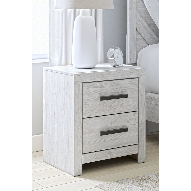Signature Design by Ashley Cayboni Whitewash Nightstand