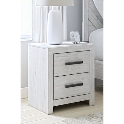 Signature Design by Ashley Cayboni Whitewash Nightstand