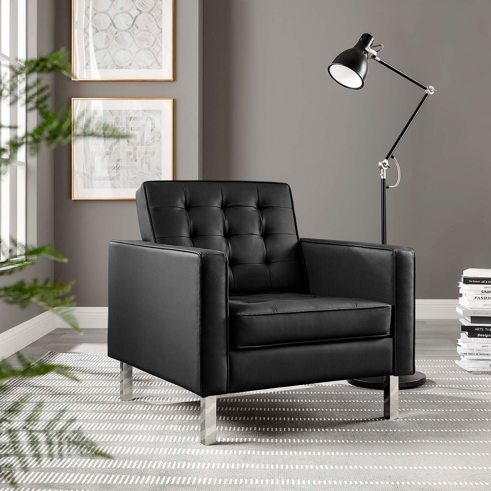 Strick & bolton ornette lounge chair and store ottoman set