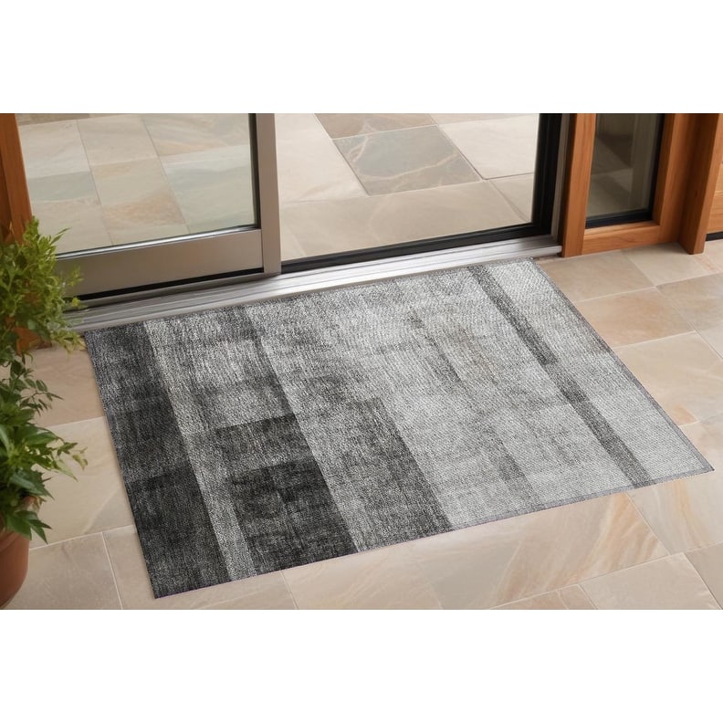 Fane Ombre Weather Resistant Timeless Fusion Round Outdoor Rug