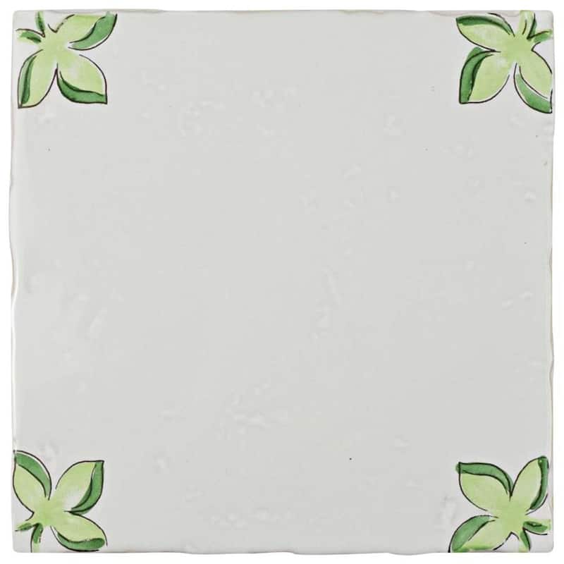 Merola Tile 5.125x5.125-inch Nove Taco Paterna Ceramic Wall Tile