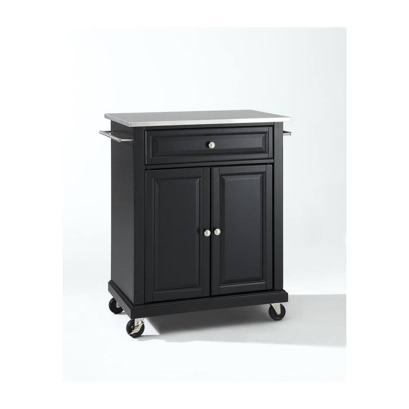Kitchen Island Cart with Granite Top & Casters - Mobile Kitchen Storage Island - Modern Kitchen Island