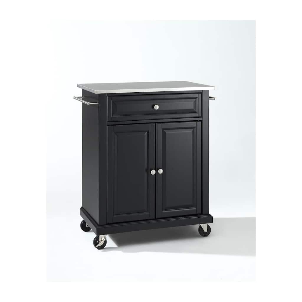 Kitchen Island Cart with Granite Top & Casters - Mobile Kitchen Storage Island - Modern Kitchen Island