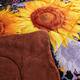 3-Piece Floral Printed Sherpa-Backing Reversible Comforter Set