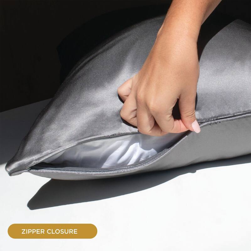 NIGHT Nonslip Silk & Eucalyptus Blend Pillowcase