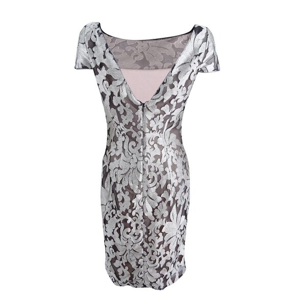 calvin klein embroidered dress
