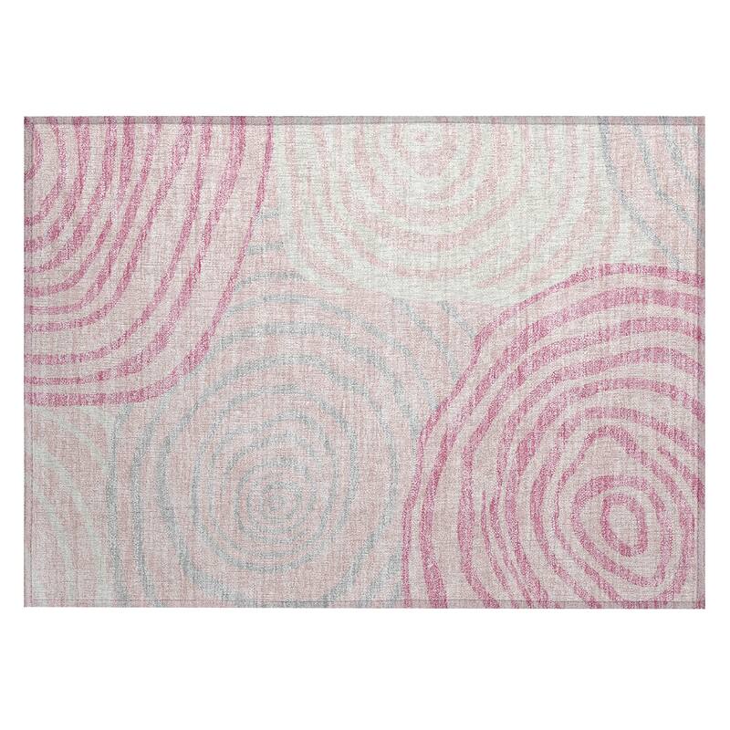Machine Washable Indoor/ Outdoor Chantille Contemporary Dimensions Rug