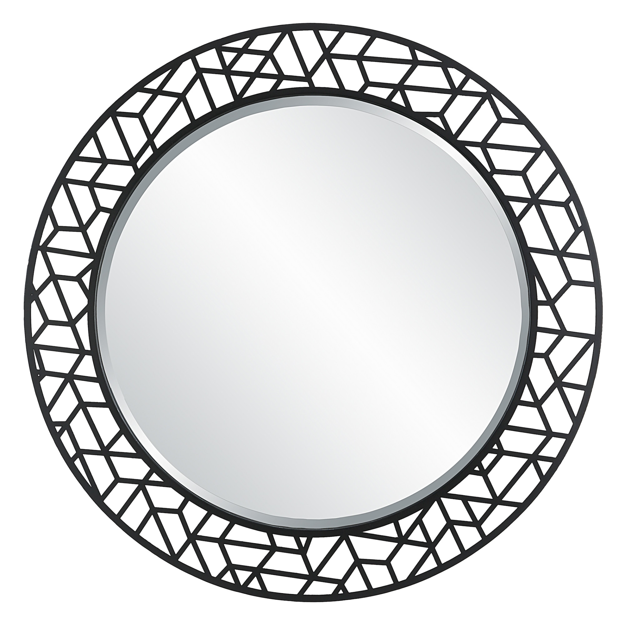 Uttermost 09907 Mosaic 40" Diameter Circular Framed Accent Mirror
