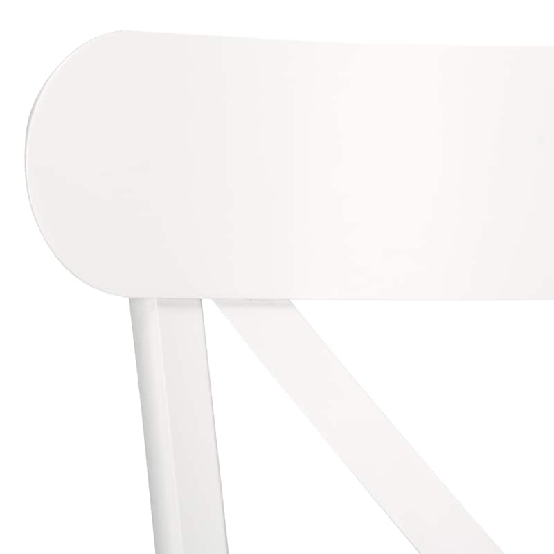 SAFAVIEH Outdoor Living Core 18-inch Cross Back [SET of 2] - 17"W x 20"D x 33"H