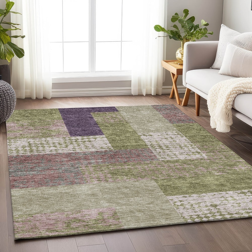 Premium Washable Super Soft Casual Geo Mayfield Rug