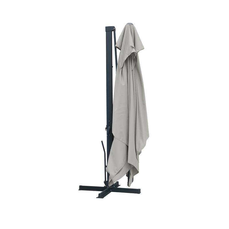 13-Ft Aluminum Dual-Roof Cantilever Umbrella