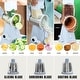 preview thumbnail 4 of 5, NutriSlicer Vegetable Slicer Cheese Grater Potato Slicer Salad Chopper with Suction Base