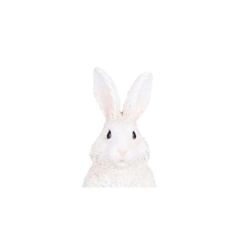 5.91" Easter Bunny Rabbit w/ Flower Floral Flower Basket Decorative Figure Figurine