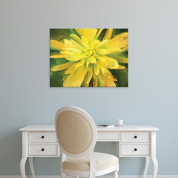 Easy Art Prints Lola Henry's 'Painterly Flower VII' Premium Canvas Art