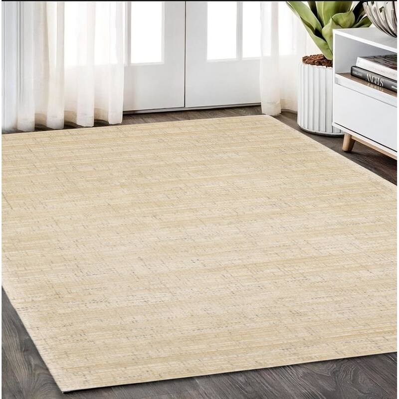 HomeRoots Striped Industrial Rectangle Area Rug - 95.67 in. x 59.84 in.  x 0.47 in.
