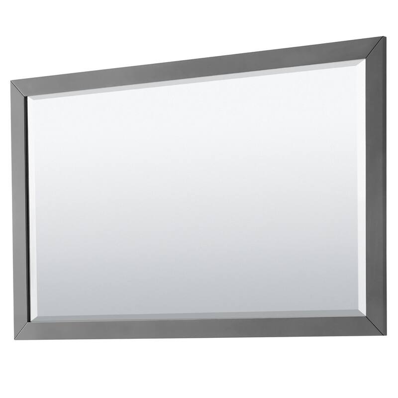 Strada 60-Inch Single Vanity Set, Cultured Marble Top, 58-Inch Mirror