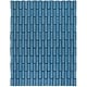 preview thumbnail 12 of 11, SAFAVIEH Handmade Genre Romanita Mid-Century Modern Wool Rug 8' x 10' - Blue/Ivory - Rectangle
