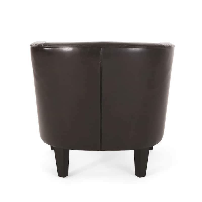 Modern Single Seat Brown Club Chair