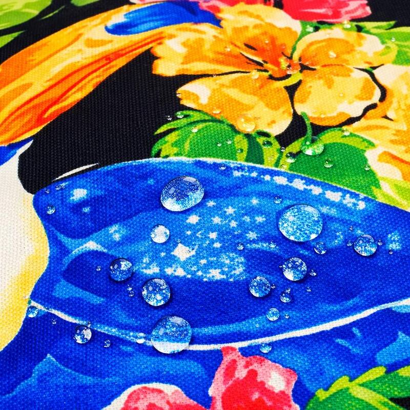 2 Pack Outdoor Throw Pillows, Waterproof & Fade-Resistant Patio Cushions -Soft & Comfortable Decorative Pillow Covers (18x18")