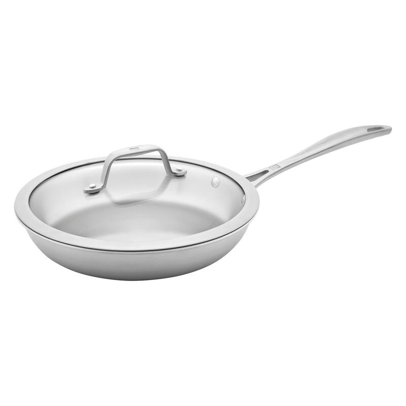 ZWILLING Spirit 3-ply 9.5-inch Stainless Steel Fry Pan with Lid - Stainless Steel - 9.5-inch