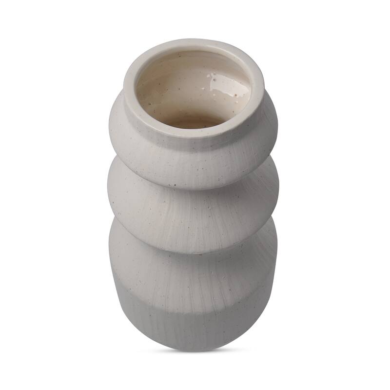 Aurelle Home Modern Ceramic Stoneware Vase
