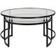 preview thumbnail 6 of 4, Uttermost 25190 Rhea 42" Diameter Iron and Tempered Glass Nesting