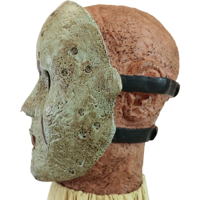 Haunted Hill Farm Twitch the Thrashing Prisoner by Tekky, Sitting Premium Halloween Animatronic, Plug-In or Battery