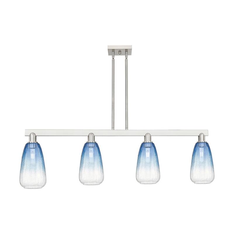 Innovations Lighting Urban Downtown - Brookhaven Almond - 4 Light 48" Stem Hung Island Light